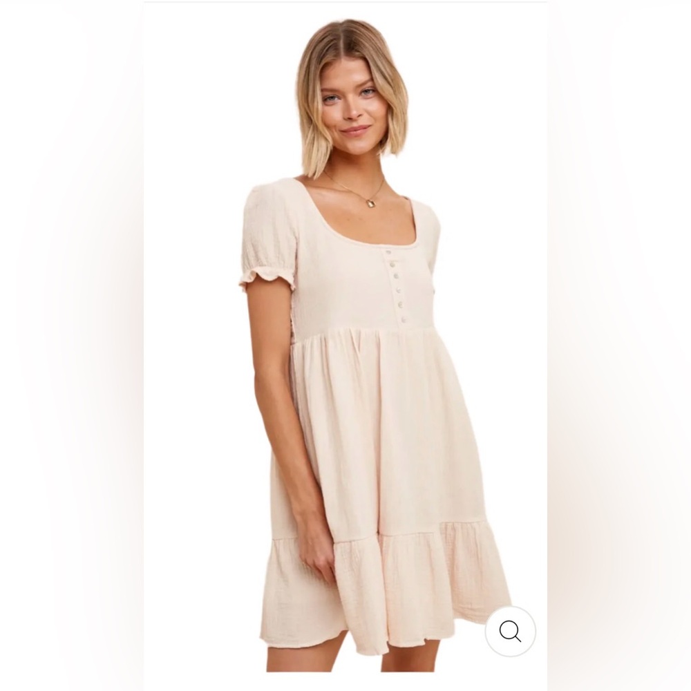 In Loom Elegant Yellow Mini Dress